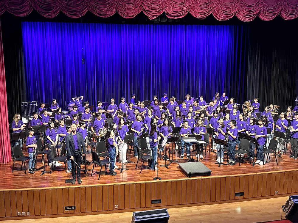 One of the scenes on stage, during the MusicFest performance.