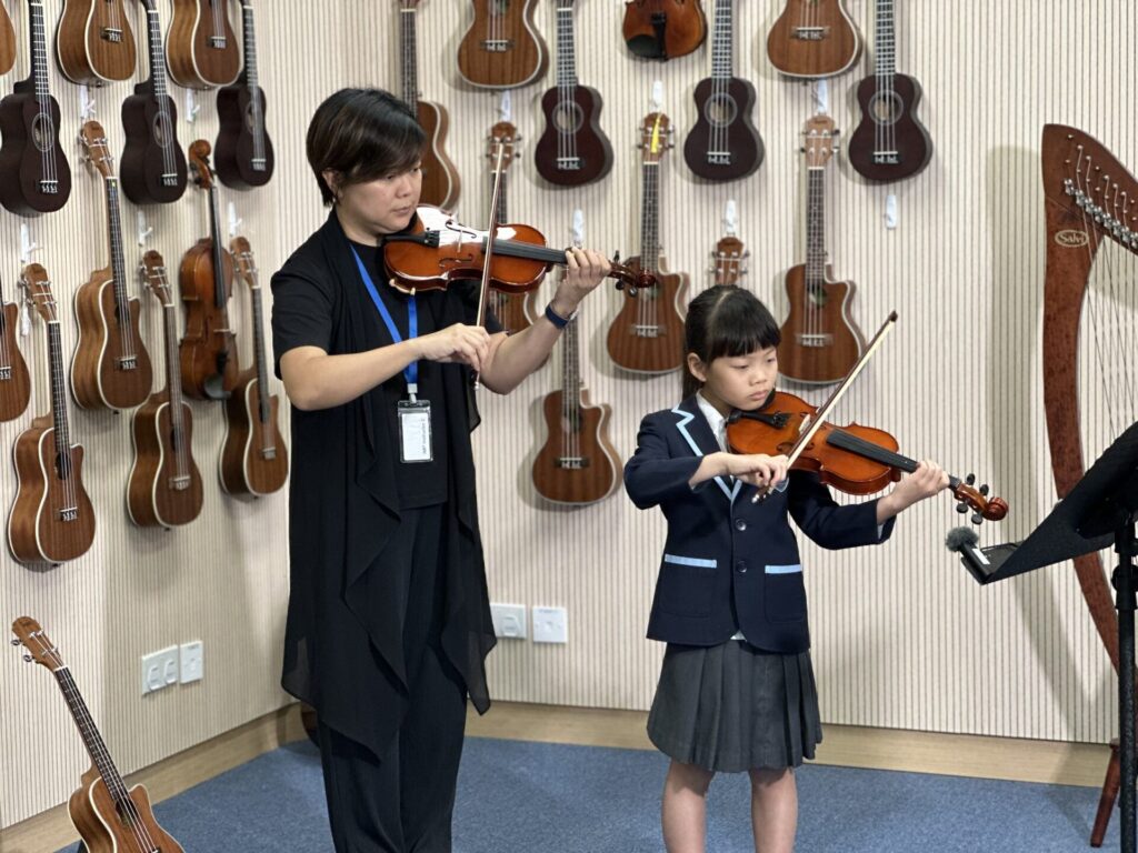 Lorraine is having a private with one of her students.