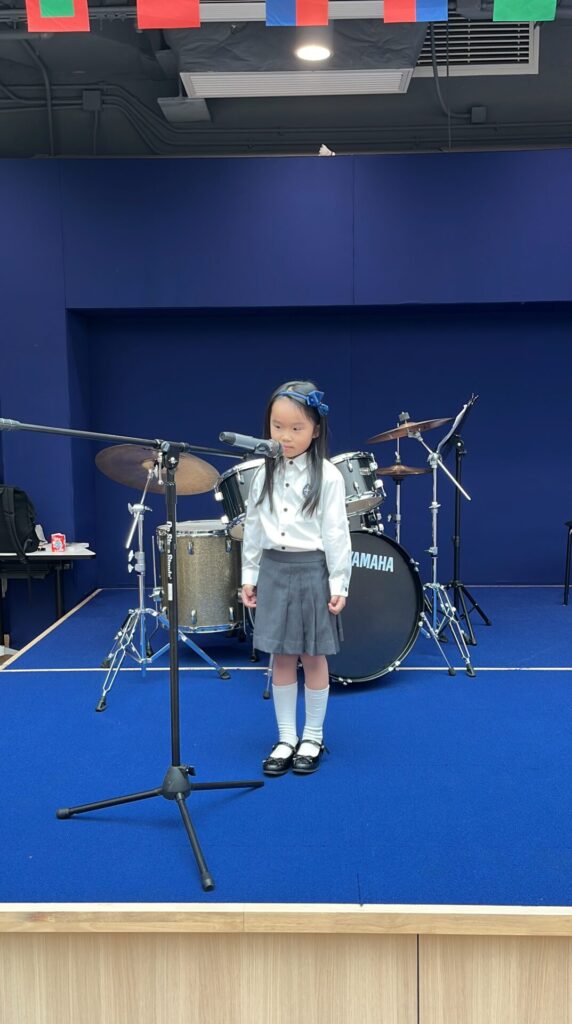 Charlotte Singing on Dove day