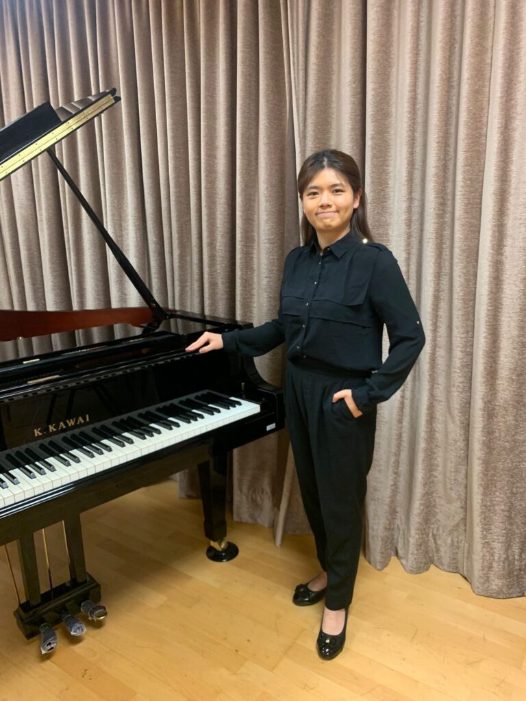Vicky with Piano